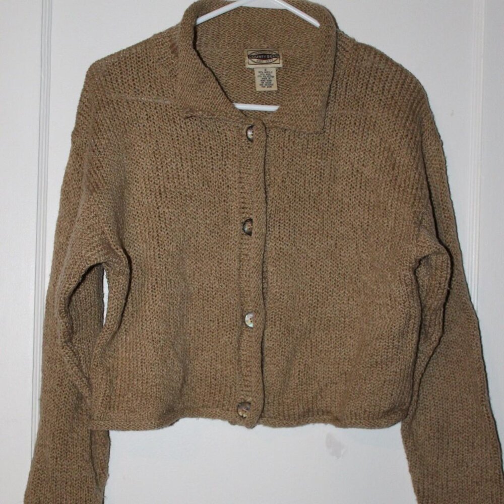 Women's Brown and Tan Jumper